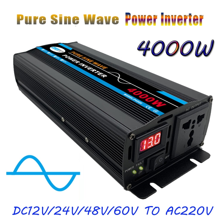 4000W (Actual 800W) 24V to 220V High Power Car Sine Wave Inverter Power Converter