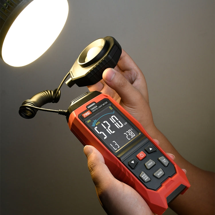 TASI TA632B USB Computer Connection Digital Illuminance Meter Lumen Tester Brightness Meter