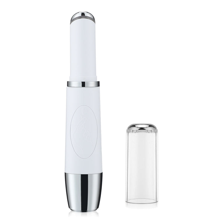 Eye Vibration Heating Massage Pen Removing Eye Wrinkle and Importing Massager Beauty Instruments(White)