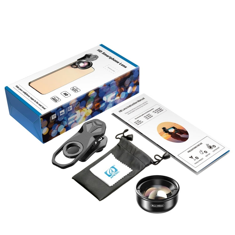 APEXEL APL-HB100MM HD Insect Jewelry 100 Micro External Mobile Phone Lens(Telephoto Clip) - free shipping - PMC Jewellery - Order now!