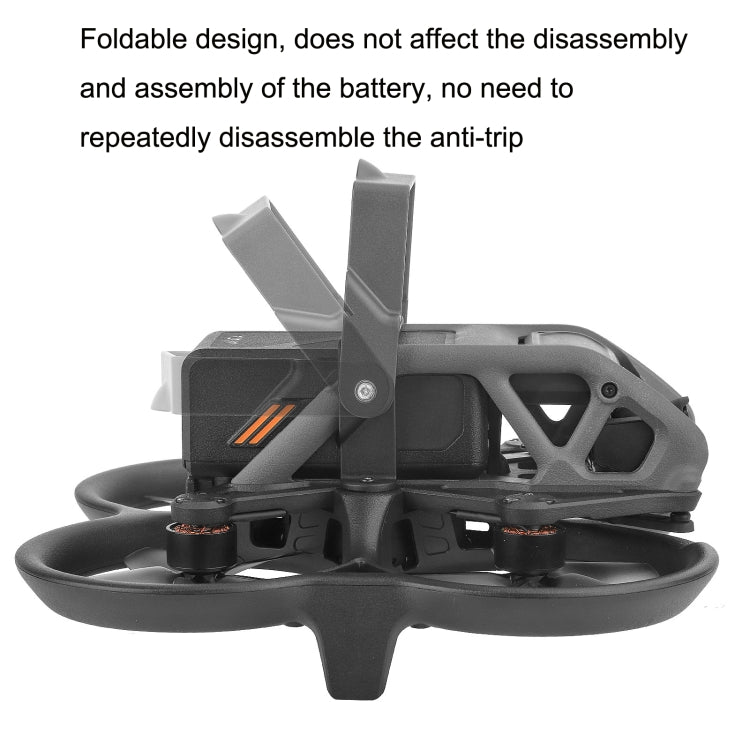 Sunnylife AT-DC503 For DJI Avata Battery Anti-Release Buckle Anti-Loose Falling Folding Buckle(Black) - free shipping - PMC Jewellery - Order now!