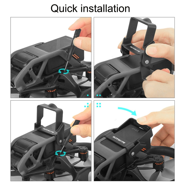 Sunnylife AT-DC503 For DJI Avata Battery Anti-Release Buckle Anti-Loose Falling Folding Buckle(Black) - free shipping - PMC Jewellery - Order now!