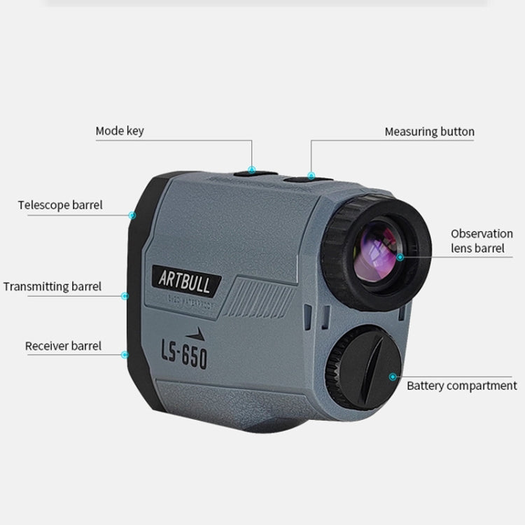 ARTBULL LS-650 Outdoor Golf Laser Rangefinder 650m Altimeter Telescope - free shipping - PMC Jewellery - Order now!