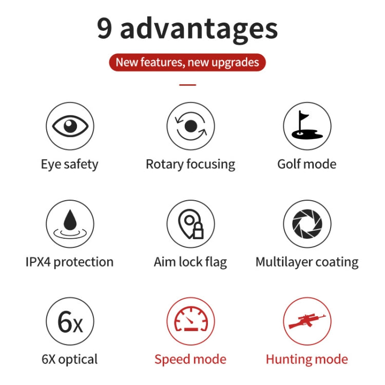 ARTBULL 1000m Golf Laser Rangefinder Telescope Altimeter Speedometer - free shipping - PMC Jewellery - Order now!