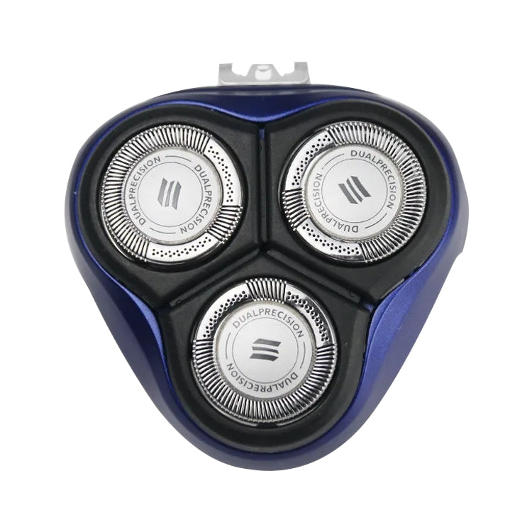 For Philips AT/PT Series Razor Integral Head with HQ8 Double-layer Blades(Navy Blue)