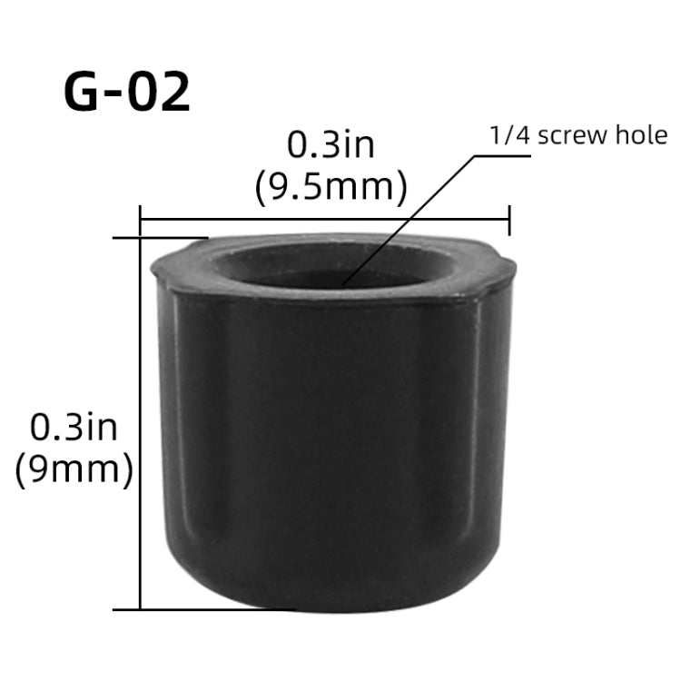 10pcs BEXIN G-02 Camera 1/4-inch Screw Protection Cap for Tripod Monopod Screw - free shipping - PMC Jewellery - Order now!