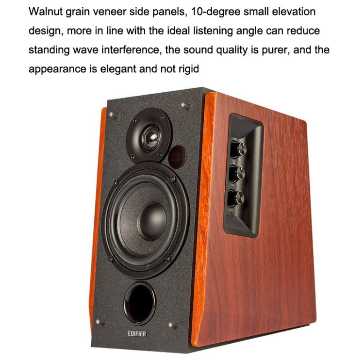 Edifier R1700BT Wireless Bluetooth HIFI Computer Speaker Subwoofer 2.0(Wood Grain) - free shipping - PMC Jewellery - Order now!