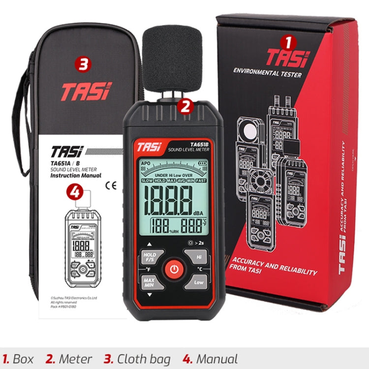 TASI TA651B Household Noise Tester Decibel Device