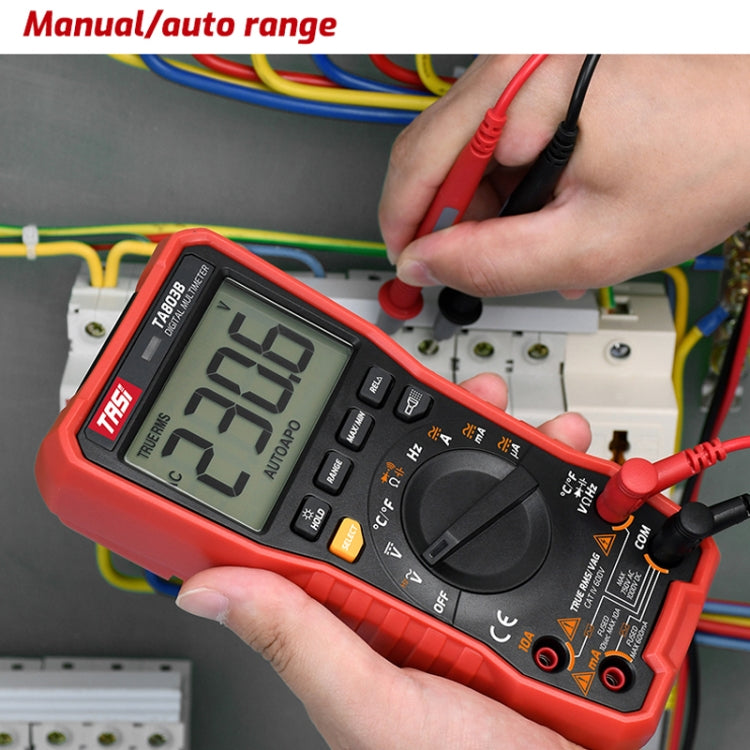 TASI TA803B Digital High Precision Multimeter Digital Display Household Multifunction Electrician Multimeter