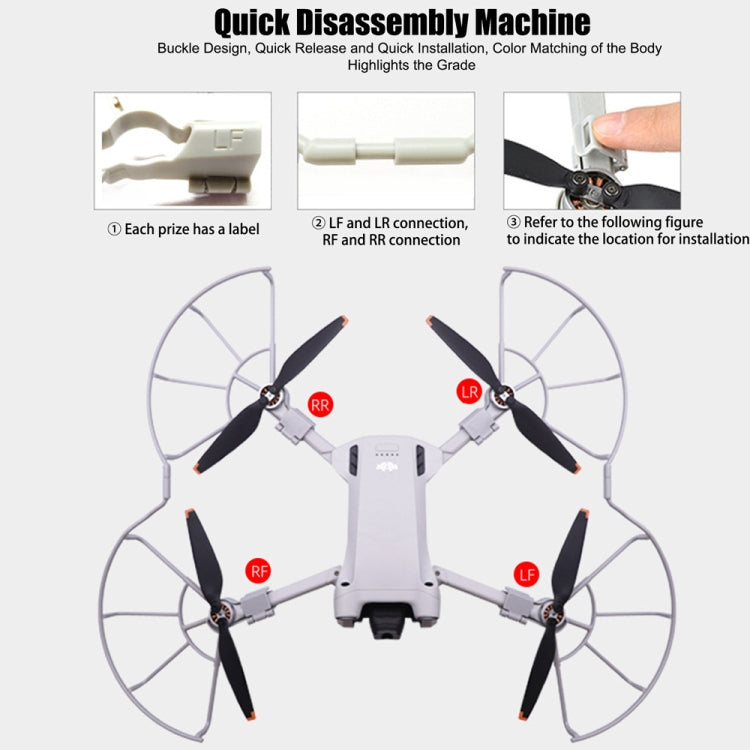 For DJI MINI 3 Pro Propeller Blades Anti Collision Protection Ring