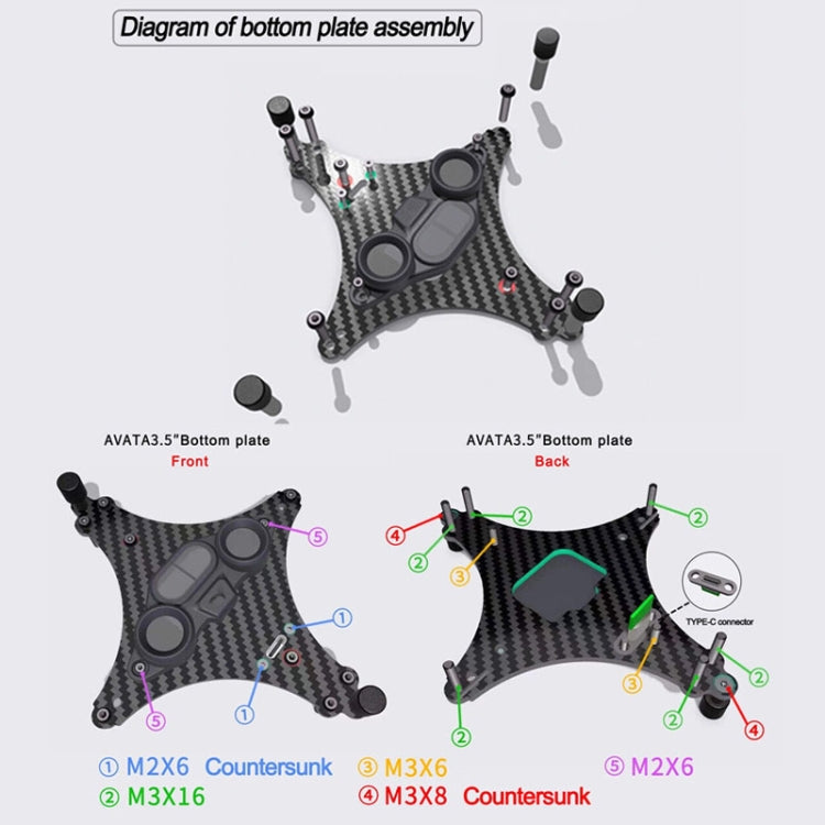 Suitable for DJI Avata 3.5-inch Upgrade Frame Kit, Style: Rack - by PMC Jewellery | Online Shopping South Africa | PMC Jewellery