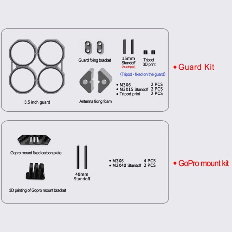 Suitable for DJI Avata 3.5-inch Upgrade Frame Kit, Style: Rack - by PMC Jewellery | Online Shopping South Africa | PMC Jewellery
