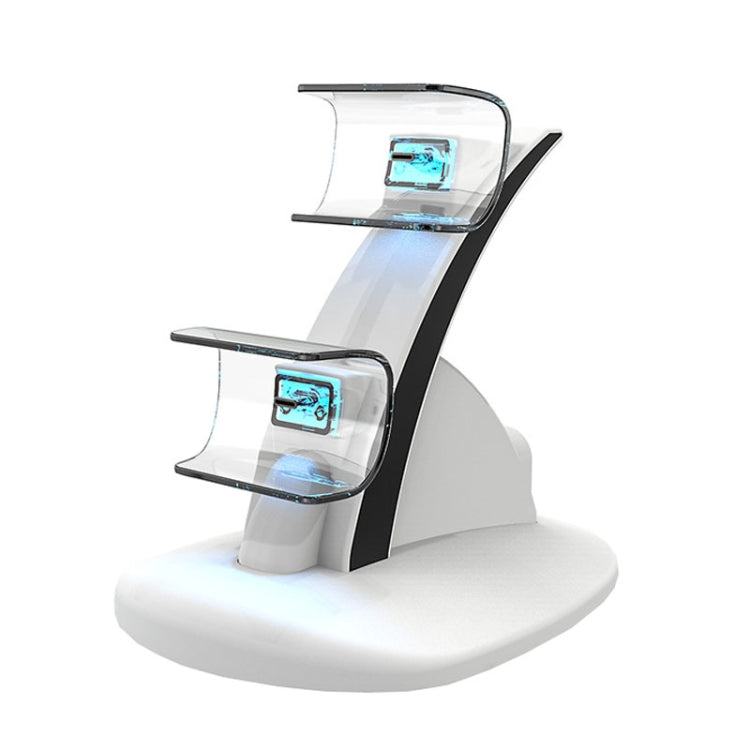 iplay HBP-253 For PS5 Game Wireless Handle Double Charging Base Placement Bracket(White) - free shipping - PMC Jewellery - Order now!