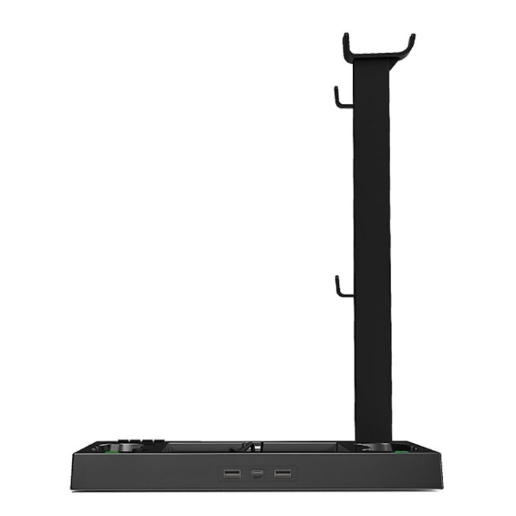 Iplay HBX-274 for Xbox Series X Host Multifunctional Heat Dissipation Base with Gamepad Double Charger(Black) - Charger & Power by iplay | Online Shopping South Africa | PMC Jewellery | Buy Now Pay Later Mobicred