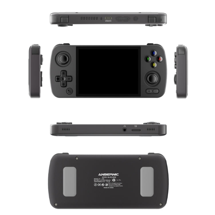 ANBERNIC RG405M Handheld Game Console 4 Inch IPS Touch Screen Aluminum Alloy Android 12 System 128G+128G 3100+Games(Gray)