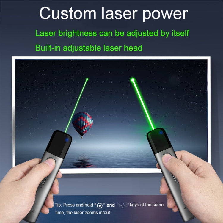ASiNG LED LCD Screen High Power Bright Green Laser Pointer PPT Speech Instructions Page Presenter(A17) - free shipping - PMC Jewellery - Order now!