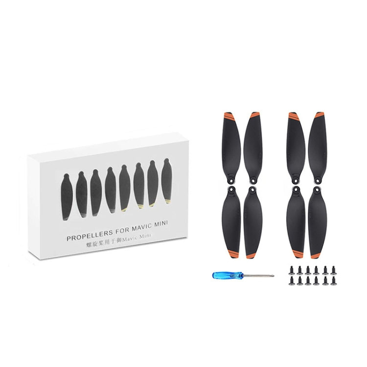 For DJI Mavic Mini 4726F Wing Propeller Blade Drone Accessories, Spec: 2pairs Orange Edge
