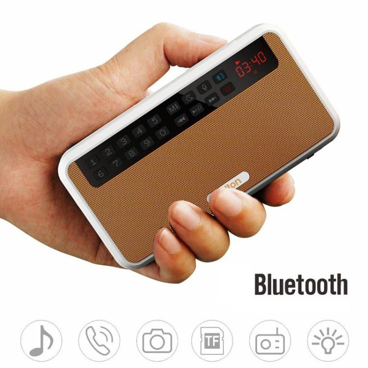 Rolton E500 Bluetooth Speaker 2.1-Channel Built-In Microphone Supports FM Radio(Blue) - free shipping - PMC Jewellery - Order now!
