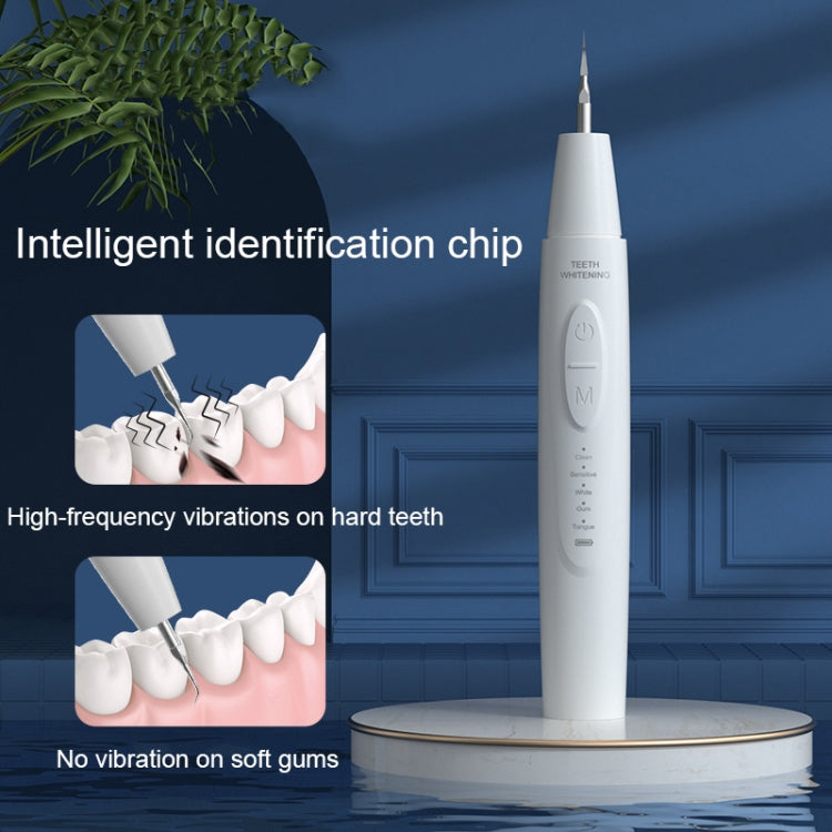 Ultrasonic Electric Scaler Home Dental Cleaner Portable Scaling Instrument(White)
