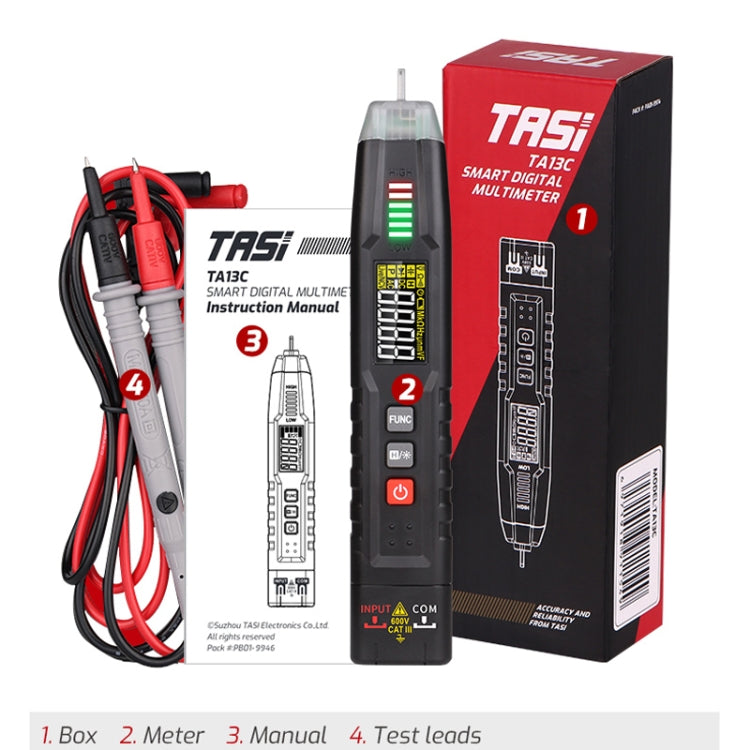 TASI TA13C Smart Pen Multimeter Digital High Precision Compact Portable Multimeter - free shipping - PMC TechLife - Order now!
