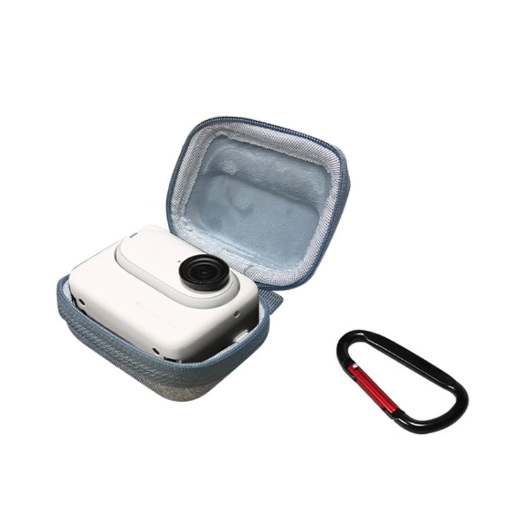 For Insta360 GO 3 Mini Body Bag Portable Storage Bag With Carabiner(Gray)