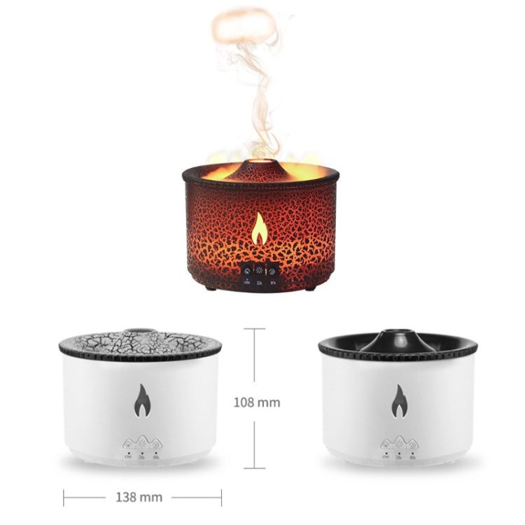 Volcanic Essential Oil Aroma Diffuser Ultrasonic Air Humidifier, Model: Full Split Remote Control(US Plug)