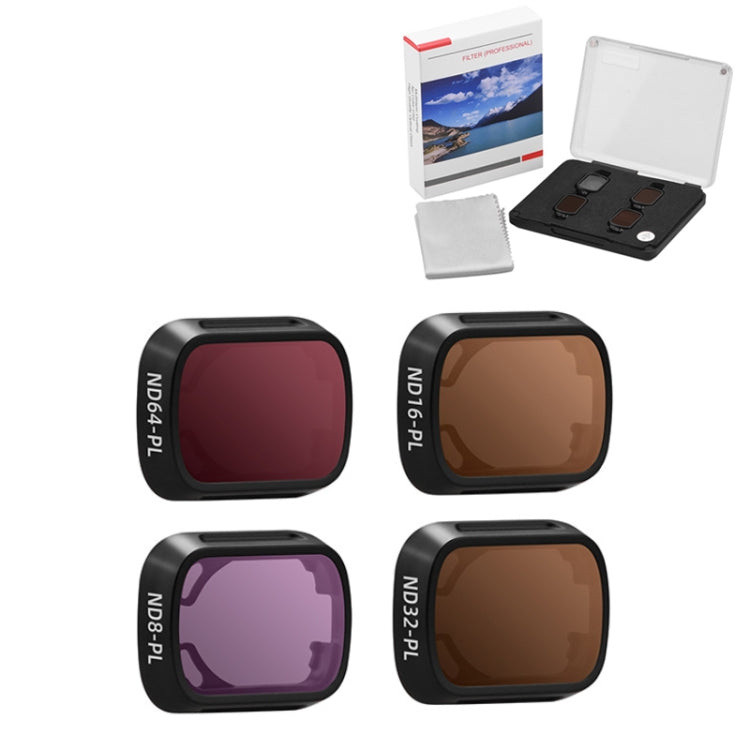 For DJI MINI3/MINI 3PRO BRDRC Filter Protective Glass, Style: 4pcs/set ND8PL+ND16PL+ND32PL+ND64PL - free shipping - PMC Jewellery - Order now!
