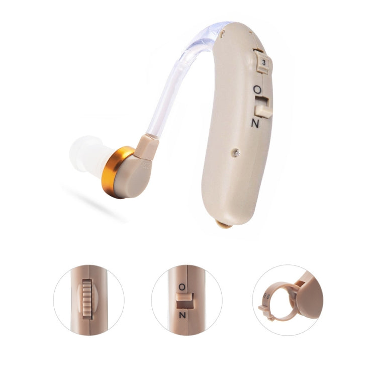 F-138D DC 1.5V Earhook Hearing Aid Sound Amplifier
