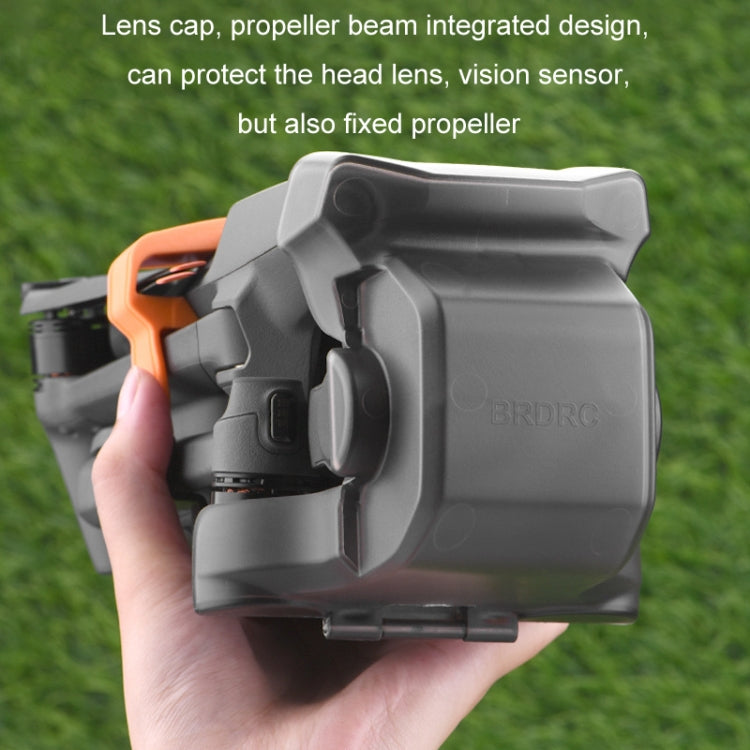 For DJI Mavic 3PRO BRDRC 2 In 1 Lens Cover Gimbal Protective Cover Propeller(Black) - free shipping - PMC Jewellery - Order now!