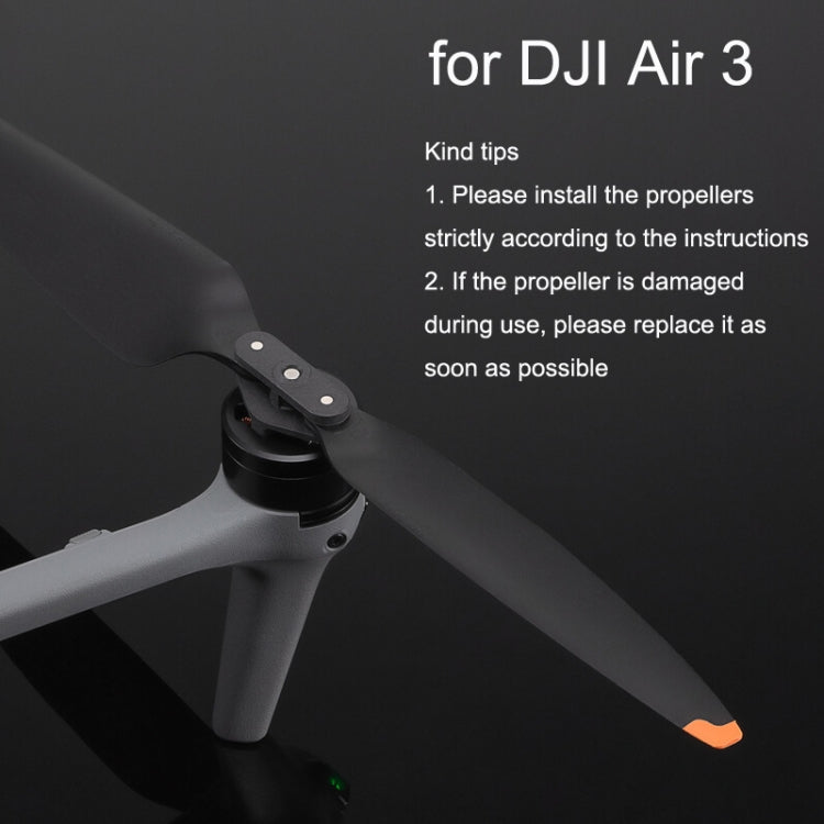 Original DJI Air 3 1pair Noise Reduction Propeller(Black) - free shipping - PMC Jewellery - Order now!