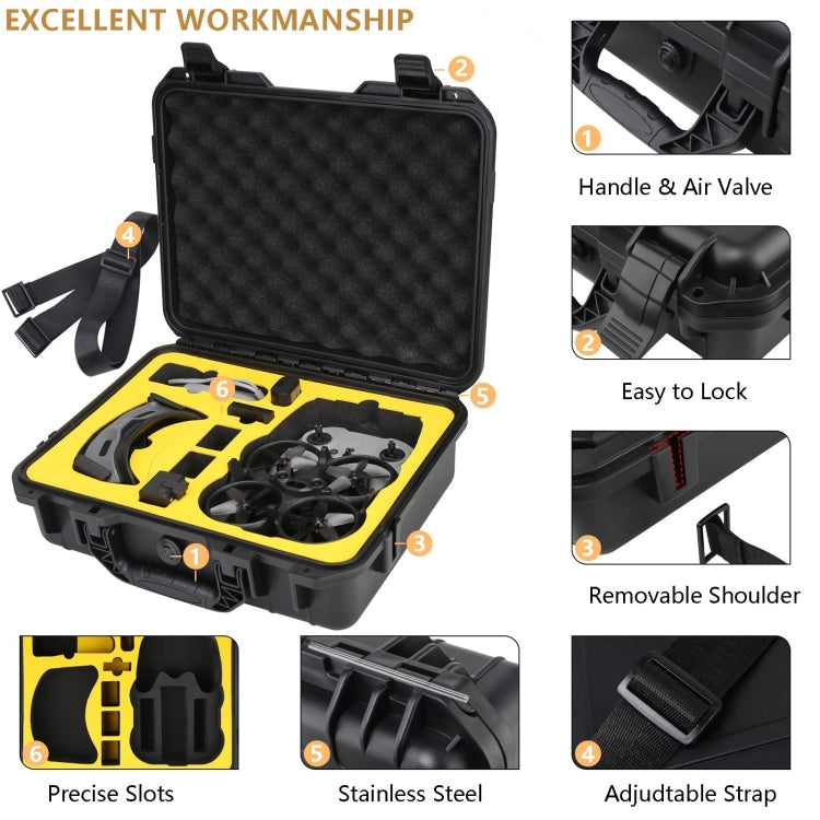 For DJI Avata Storage Bag Portable Protective Case 3929 Black