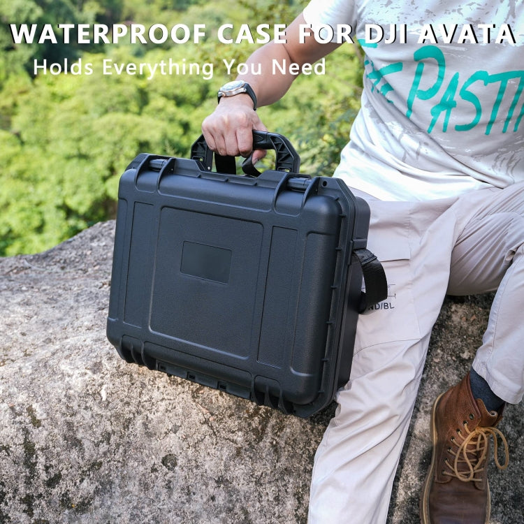 For DJI Avata Storage Bag Portable Protective Case Compatible FPV Controller 2 Black