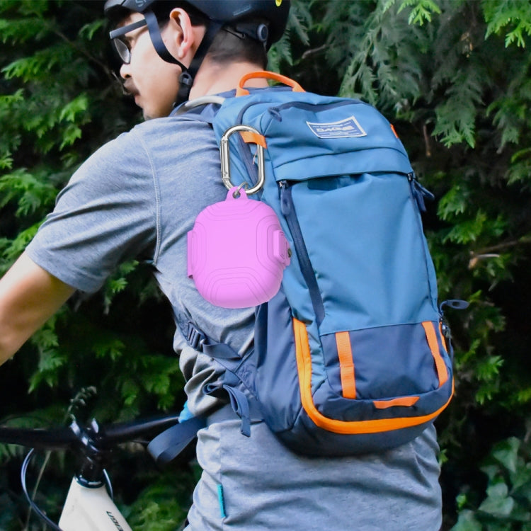 For EarFun Air Pro 3 Silicone Earphone Dustproof Storage Case(Light Purple) - Other Earphone Case by PMC TechLife | Online Shopping South Africa | PMC TechLife