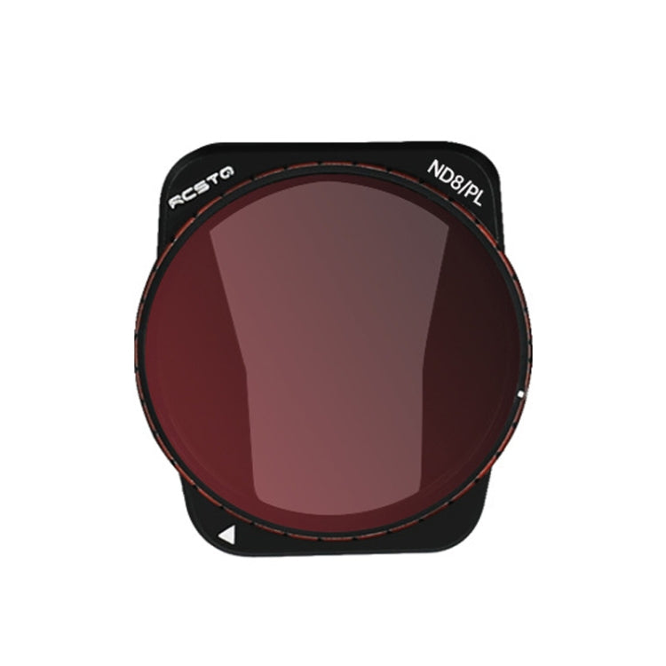 For DJI Air 3 RCSTQ Multi-Layer Coating Water-resistant Filter, Spec: ND-PL8