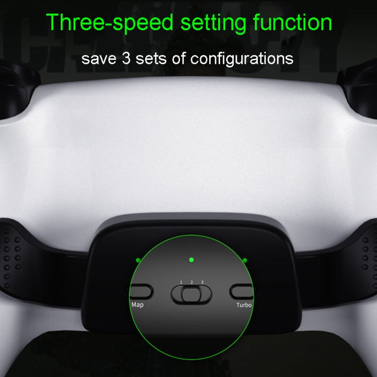 For PS5 Wireless Bluetooth Gamepad With Clip Buttons Cases(White) - free shipping - PMC Jewellery - Order now!