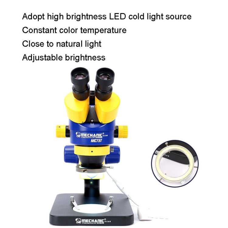 MECHANIC MC-75TB1 Trinocular Stereo Microscope Industrial Grade Can Connect To HD Display - free shipping - PMC Jewellery - Order now!