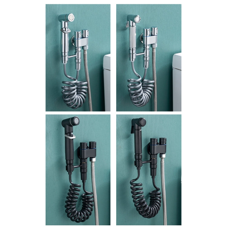 Toilet Mate Booster Flusher Toilet Cleaning Shower Set ?, Specification: Electroplated Copper Model