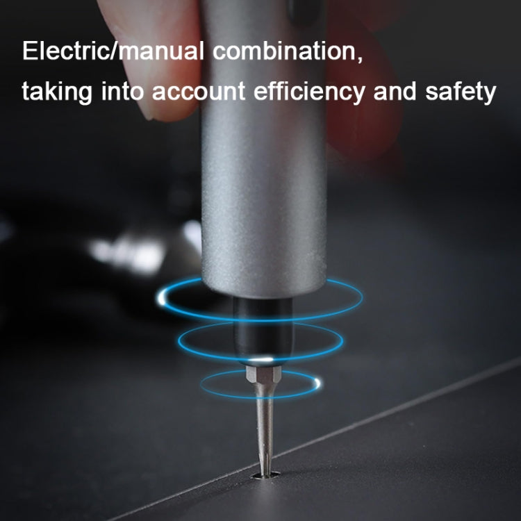 IFu 42-In-1 Electric Screwdriver Set Precisions USB Fast Charging Screw Driver With LED Work Light(D2 Plus)