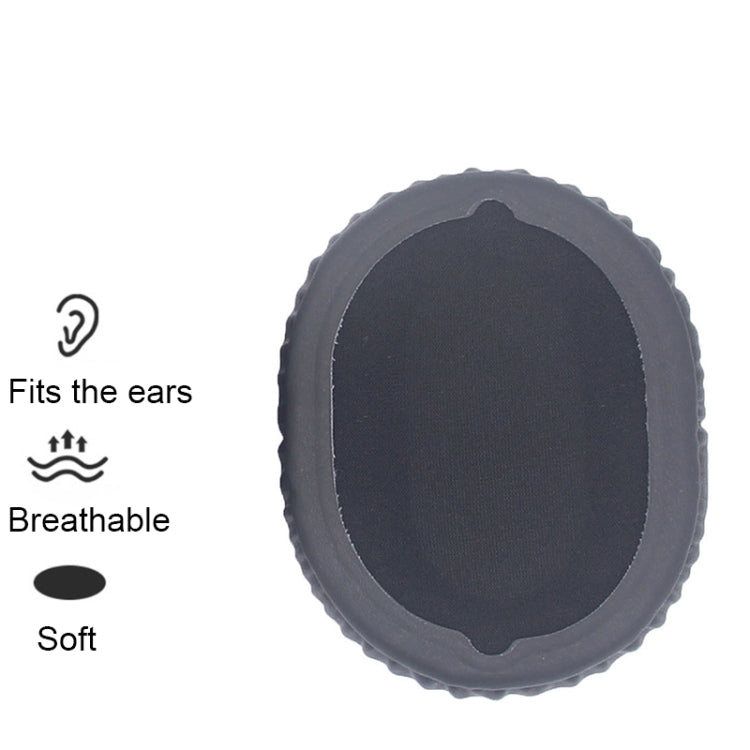 2pcs For Sony WH-CH710N/CH720N/CH700N Headphone Sponge Cover Leather Earmuffs(Blue)