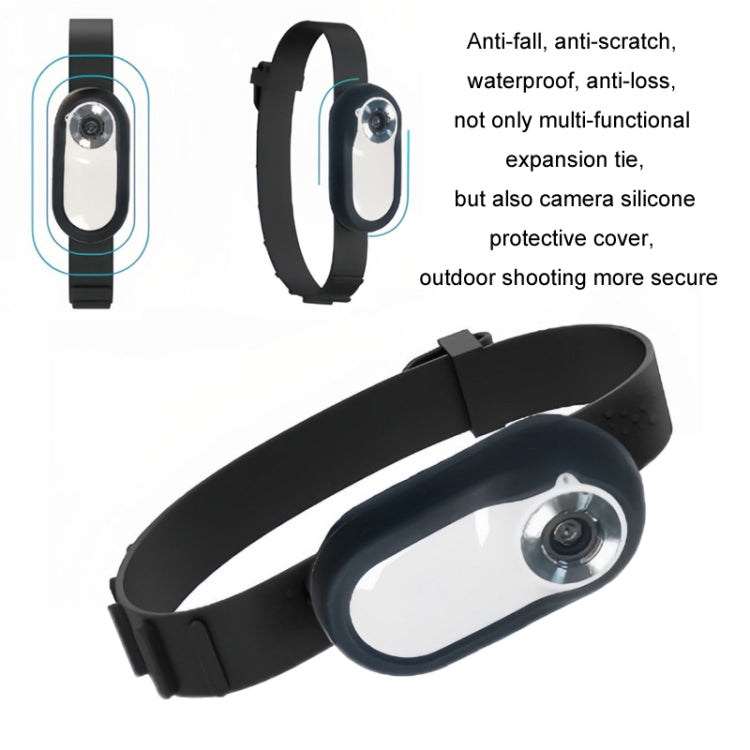 Magnetic Thumb Camera Portable HD Camera For Outdoor Cycling, Model: Standard+Pet Silicone Collar - free shipping - PMC Jewellery - Order now!