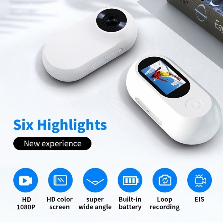 Magnetic Thumb Camera Portable HD Camera For Outdoor Cycling, Model: Standard+Pet Silicone Collar - free shipping - PMC Jewellery - Order now!