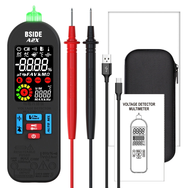 BSIDE A2X Charging Model Mini Digital Pen Auto Ranging Multimeter - free shipping - PMC Jewellery - Order now!