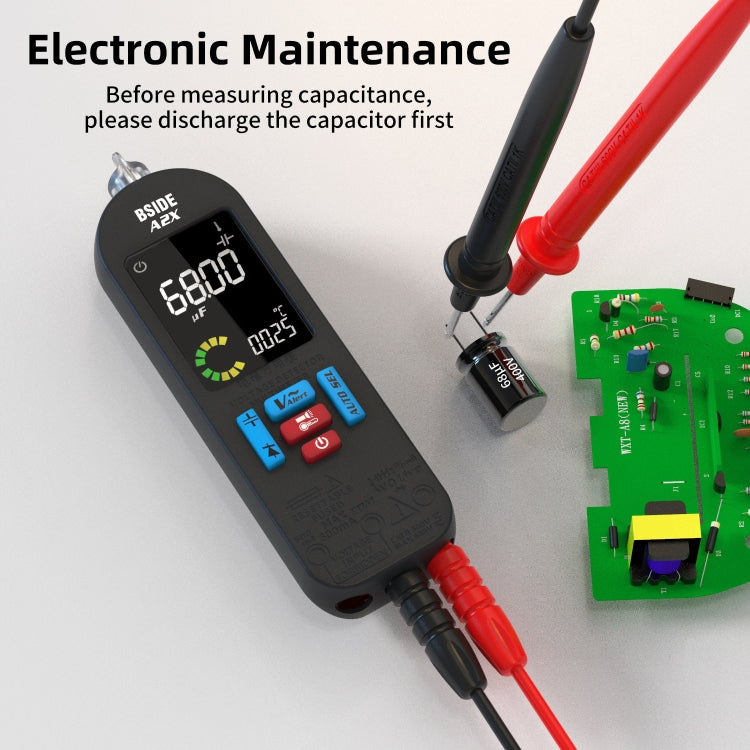 BSIDE A2X Charging Model Mini Digital Pen Auto Ranging Multimeter - free shipping - PMC Jewellery - Order now!