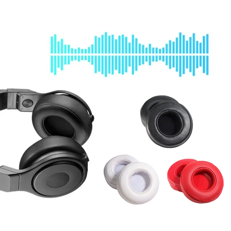 2pcs For Beats Pro Headphones Sheepskin Earmuffs Sponge Earpads(White) - Earmuff & Pad by PMC TechLife | Online Shopping South Africa | PMC TechLife | Buy Now Pay Later Mobicred