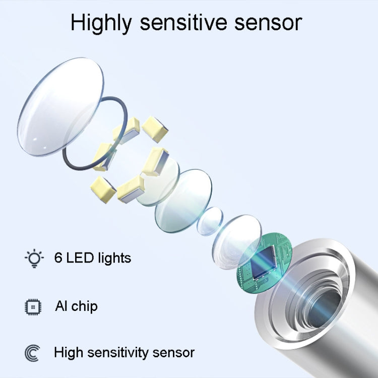 Teslong MS500 5 Inch HD Screen Illuminated Ear Pickers 3.9mm Diameter Visual Ear Care Tool - free shipping - PMC Jewellery - Order now!