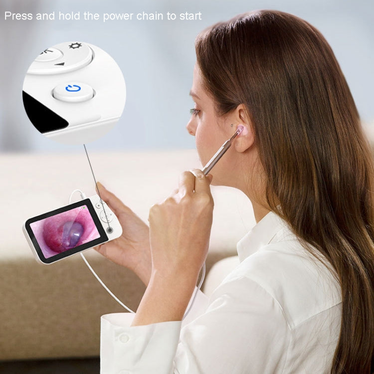Teslong MS500 5 Inch HD Screen Illuminated Ear Pickers 3.9mm Diameter Visual Ear Care Tool - free shipping - PMC Jewellery - Order now!