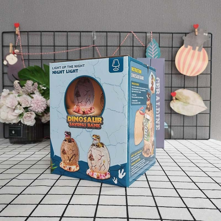 16.6 x 15.8 x 26cm Fingerprint Dinosaur Egg Password Money Bank Kids Toys Gifts Tyrannosaurus Rex Savings Jar(Brown)