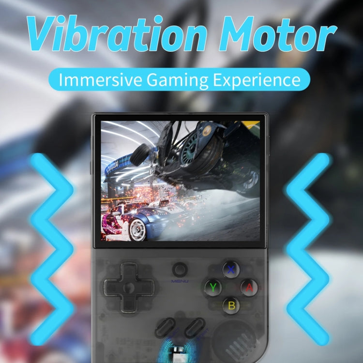 ANBERNIC RG35XX PLUS Handheld Game Console 3.5-Inch IPS Screen Support HDMI TV 64GB(Transparent Black) - free shipping - PMC Jewellery - Order now!