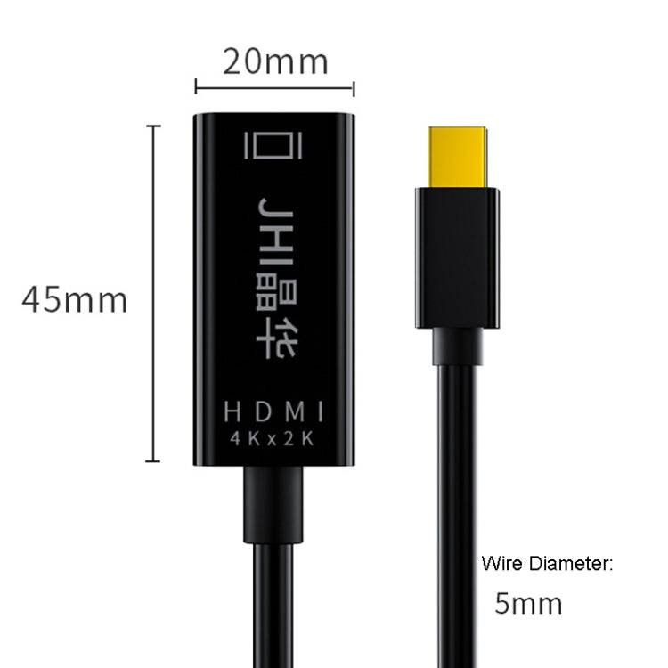 JINGHUA Mini DP To HDMI HD Video Converter For Thunderbolt 4K Interface - by JINGHUA | Online Shopping South Africa | PMC Jewellery | Buy Now Pay Later Mobicred