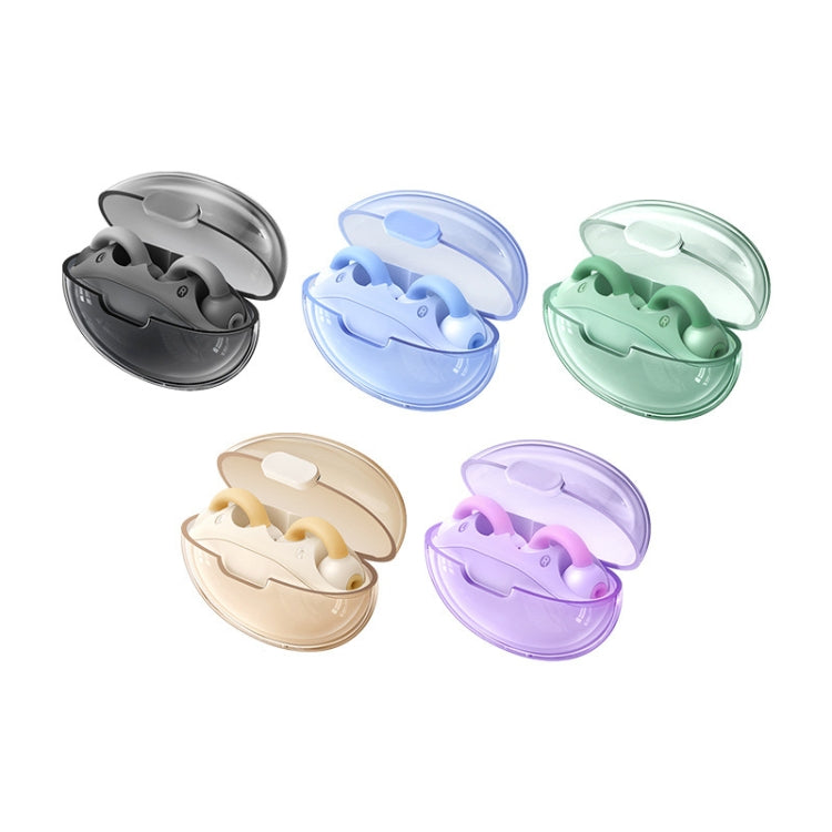 REMAX CozyBuds W15 Transparent Ear Clip Wireless Bluetooth Earphone OWS Sports Earphone(Blue)
